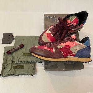 Valentino Garavani Rockrunner Camouflage Sneakers